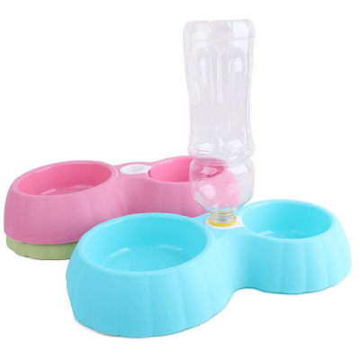 Portable Pet Supplies Dog Cat Bird Rabbit Food Feeder Bowl